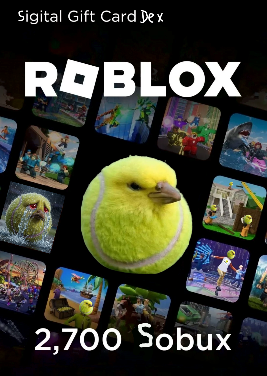 Soblox Gift Card 2700 Rex